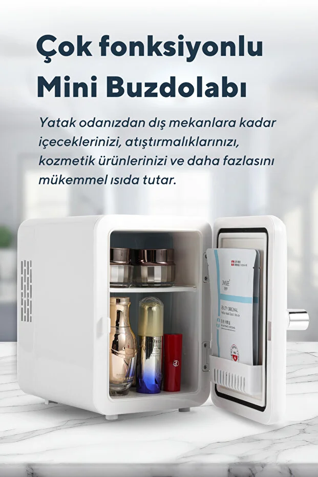 KUMTEL 4L Beyaz Mini Buzdolabı